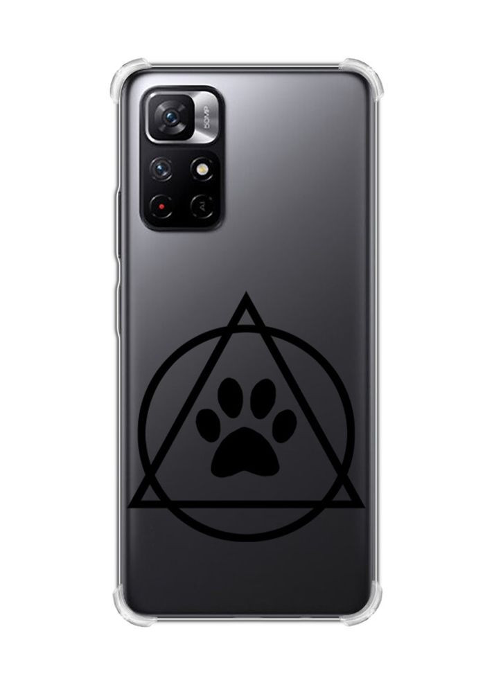 Чохол з потовщеними кутами на Xiaomi Redmi Note 11 5G Логотип квадроберів (принт 394) Creative (355388261)