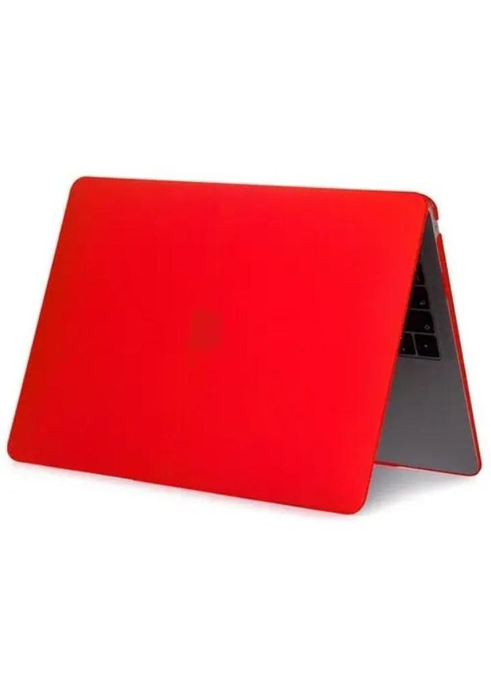 Чохол-накладка для MacBook Air M1 13,3" (A1932 / A2179 / A2337) Red matte матовий надтонкий пластик Hardshell (369511597)