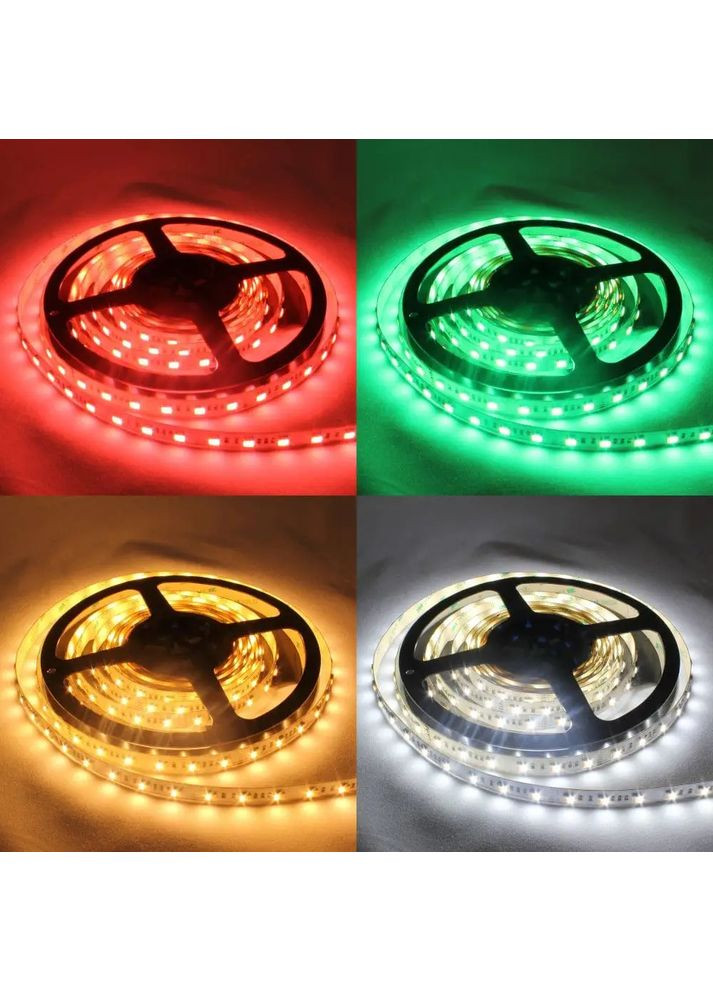 LED стрічка RGB+WW(2700K/6500K), 24 W, світлодіоди 5050, 620-630NM, 460-470NM,515-525NM, W2700 Led-Stil (371777731)