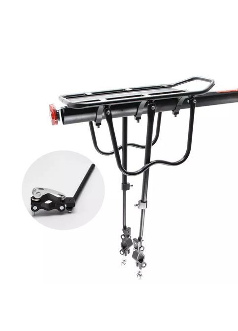 Багажник велосипедный 24"-29" (дисковые тормоза и вибрейк) консольный, усиленный с бортами No Brand (322650581)