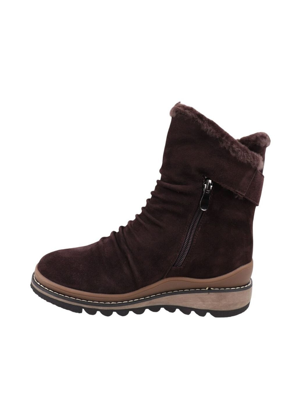 Черевики жіночі коричневі натуральна замша Renzoni 1472-26ZHC (370381990)