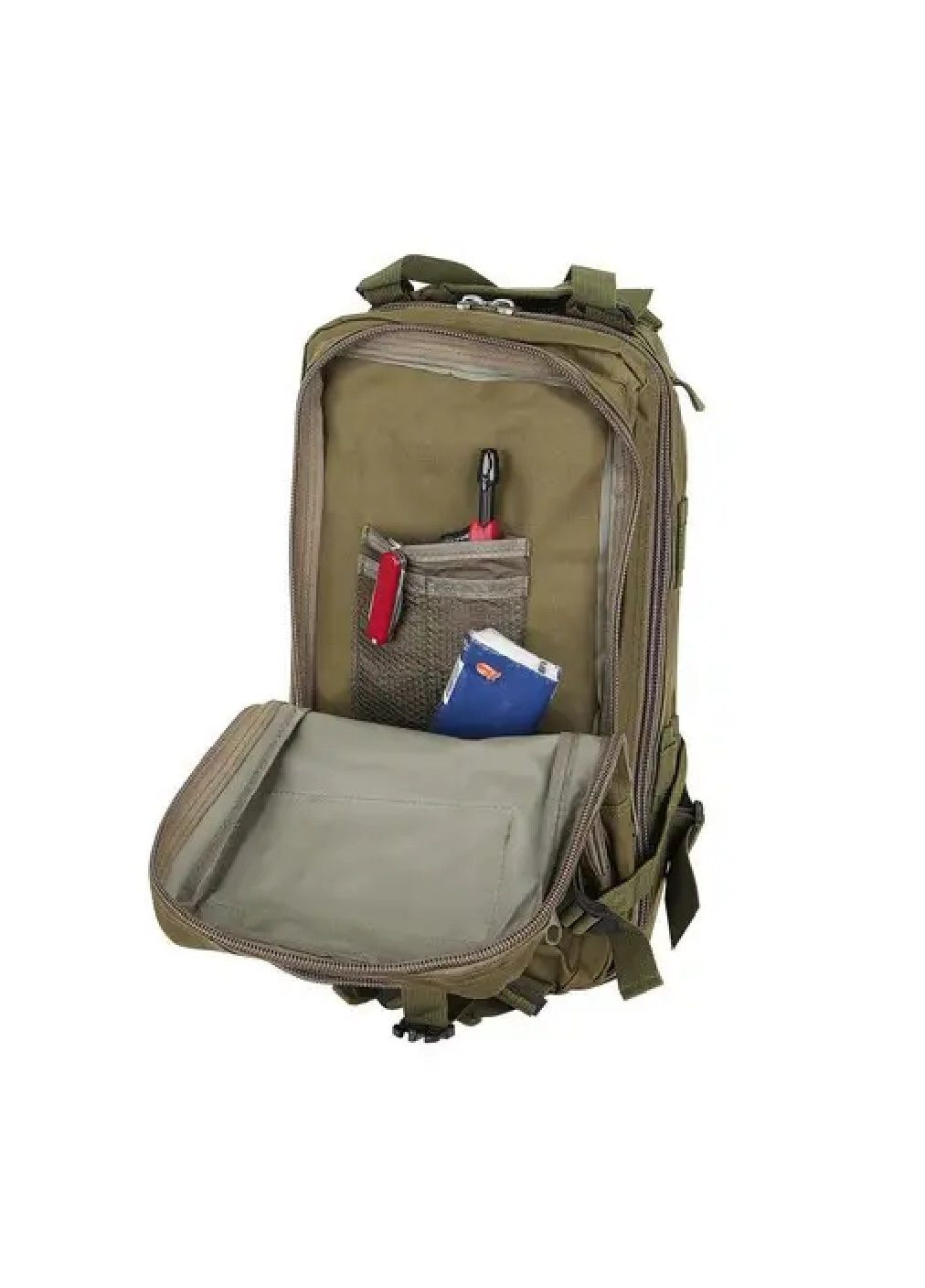 Рюкзак похідний туристичний на 26 літрів 5 відділень із системою швидкого роз'єму рюкзака 44х28х16 см (477953-Prob) Зелений Unbranded (301276634)