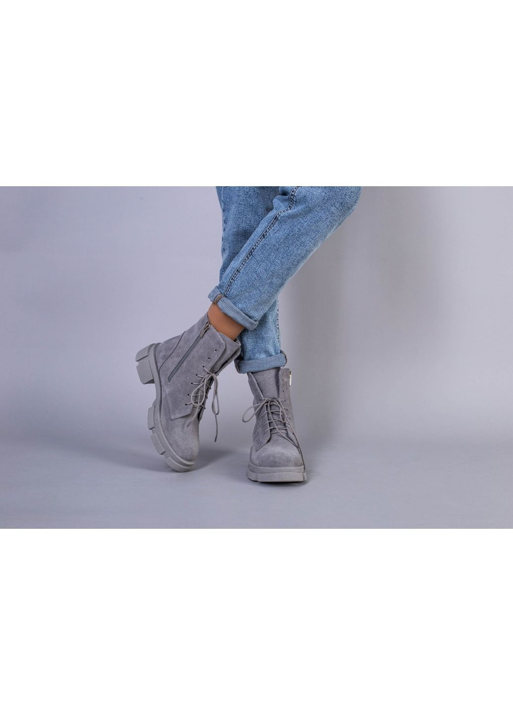 Замшеві жіночі черевики VZUTIK (279320545)