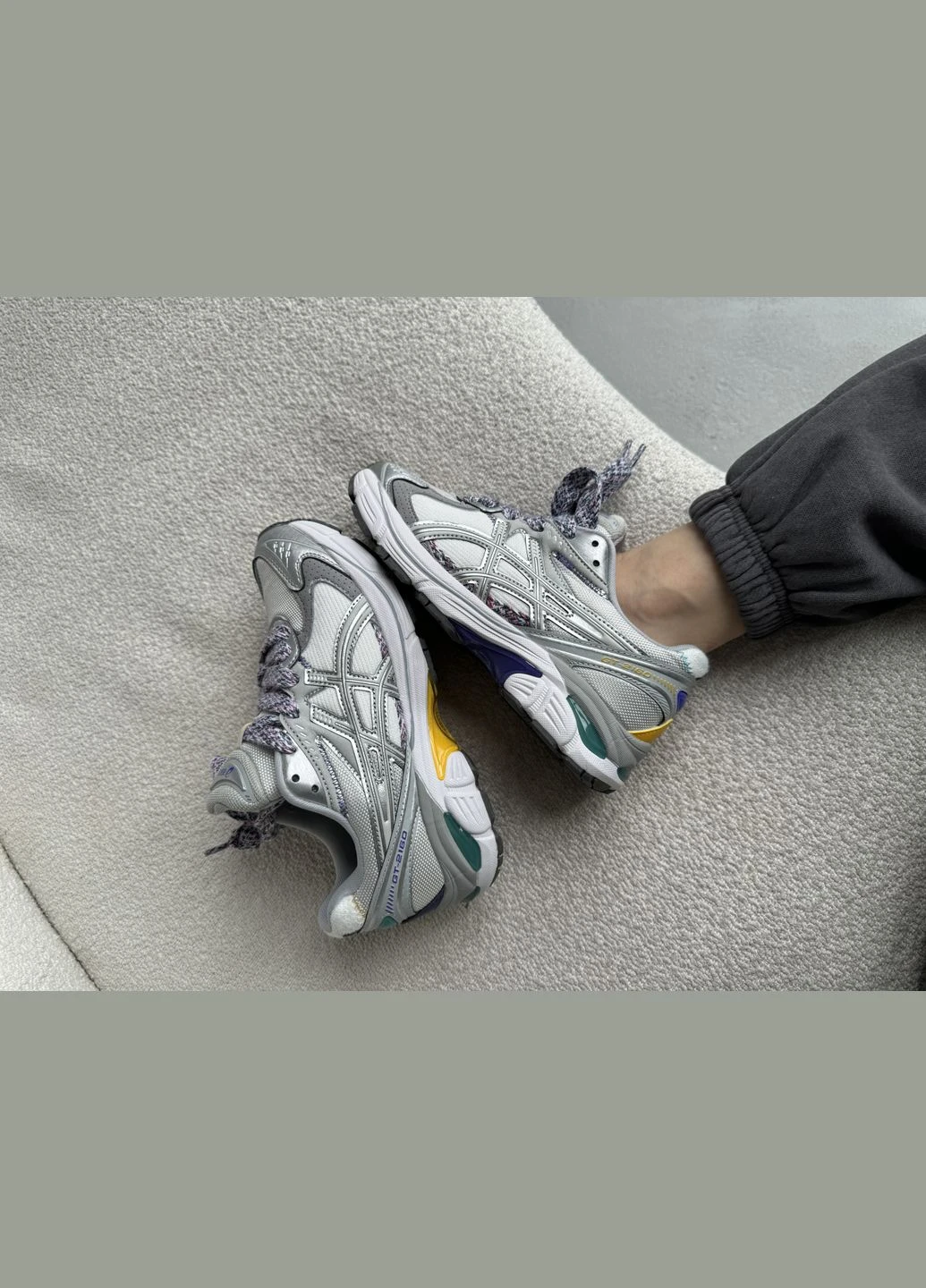 Кроссовки женские Asics GT-2160 gray | Асикс GT-2160 серые No Brand серые демисезоны (316506722)