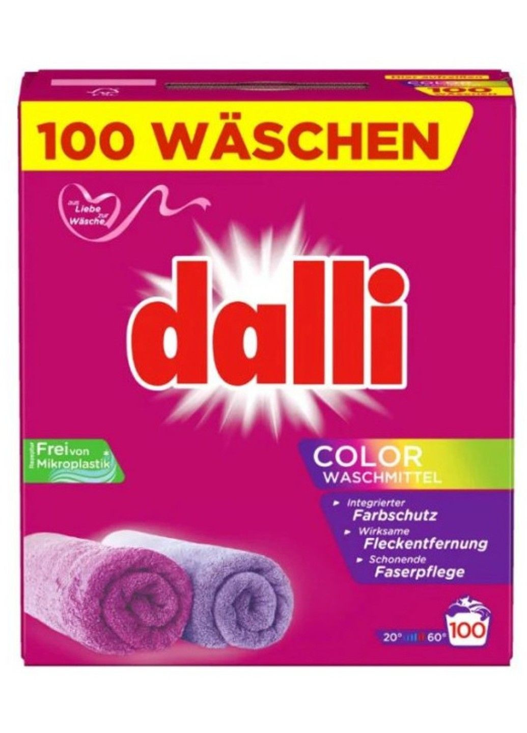 Пральний порошок Color Waschmittel 6 кг 100 циклів прання Dalli (294091374)