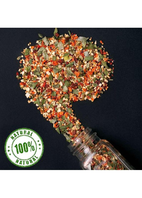 Приправа "Овочева веселка" з гірчицею та часником 100 г No Brand (351366779)