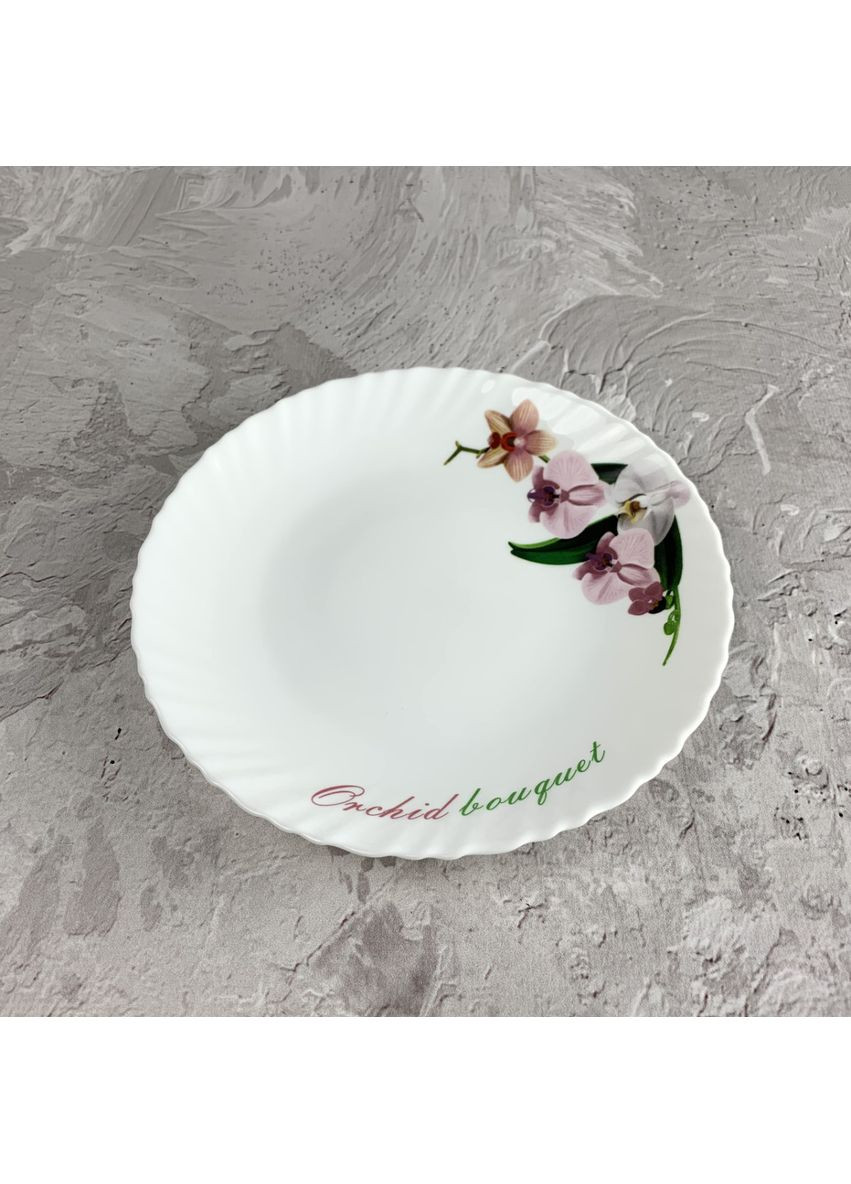 Тарелка десертная Wave Букет орхидеи VT-190O 19 см Vittora (349221864)