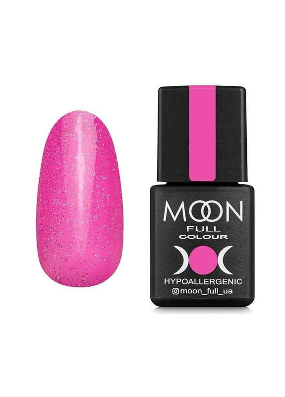 Full Opal color №506 бледная фуксия с разноцветным шиммером, 8 мл. Moon (338433224)