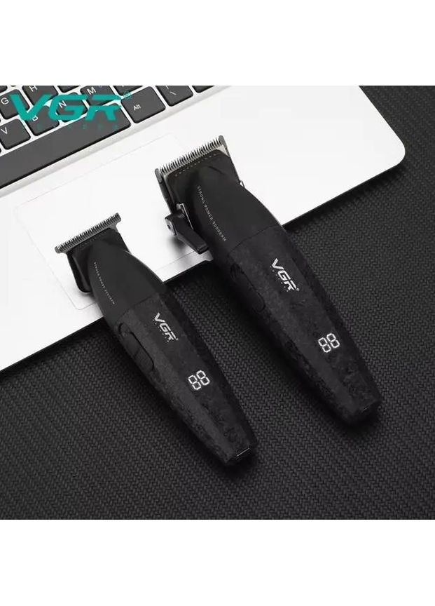 Профессиональный набор для стрижки волос VGR V-640 Машинка и триммер с дисплеем Hopestar (363831488)