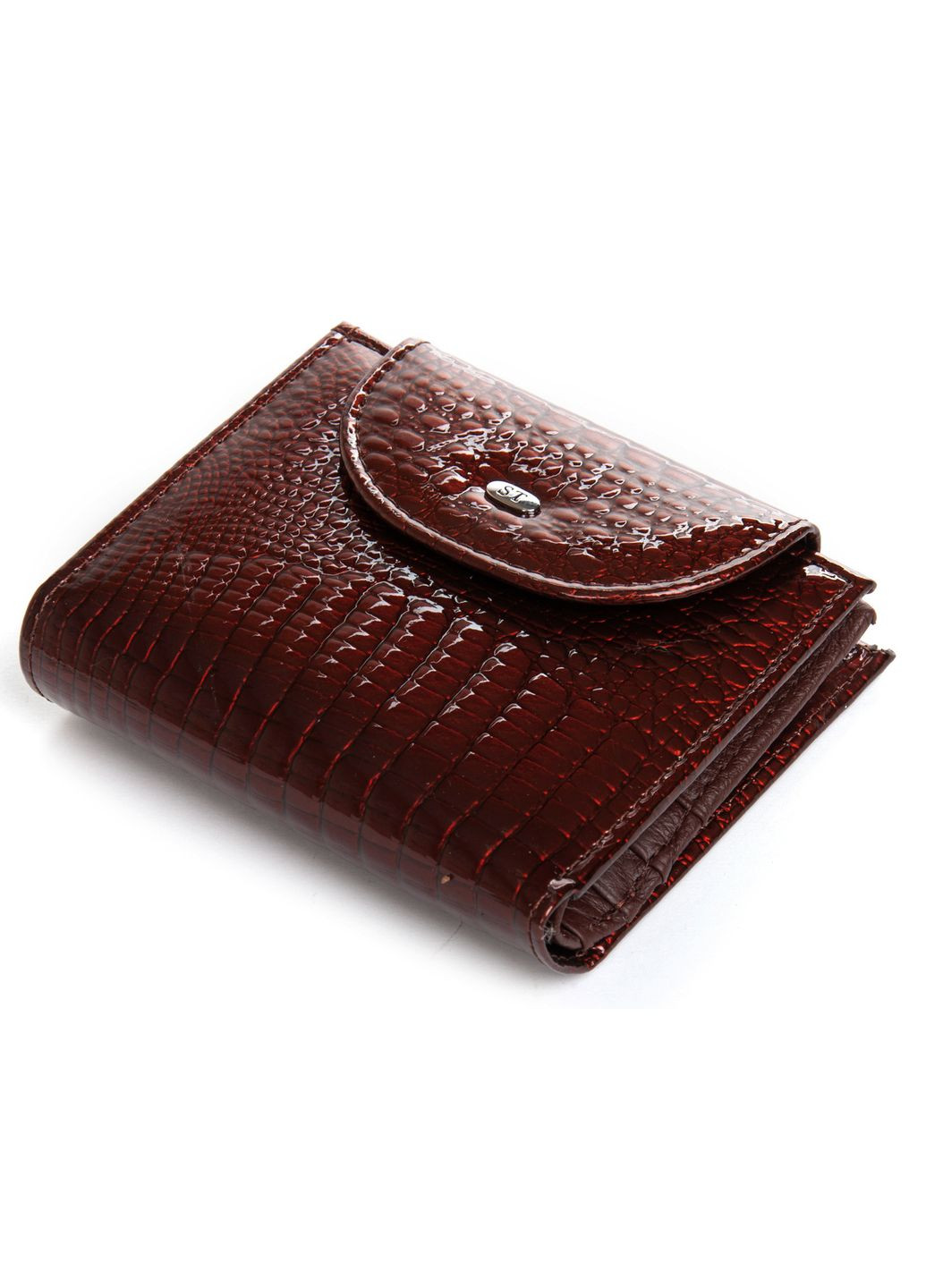 Жіночий шкіряний гаманець коричневий Sergio Torretti FEW44-1 (355312372)