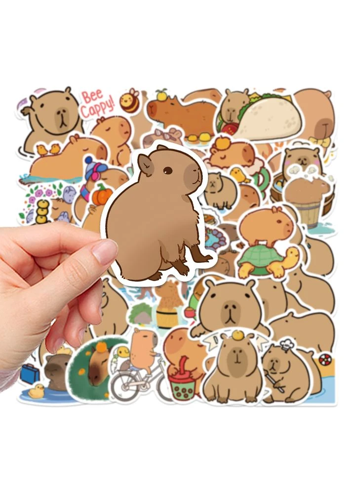 Капібара стікери наклейки Capybara аксесуари 50 шт Cap_248 Shantou (393633696)