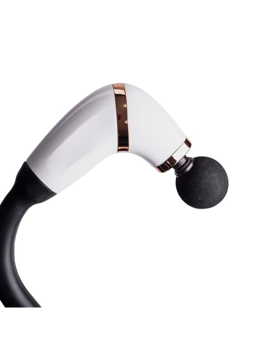 Перкусійний ручний масажер акумуляторний 17 Вт зарядка від USB до 3200 об/хв Білий HP-11-11W Huizhou (371331114)