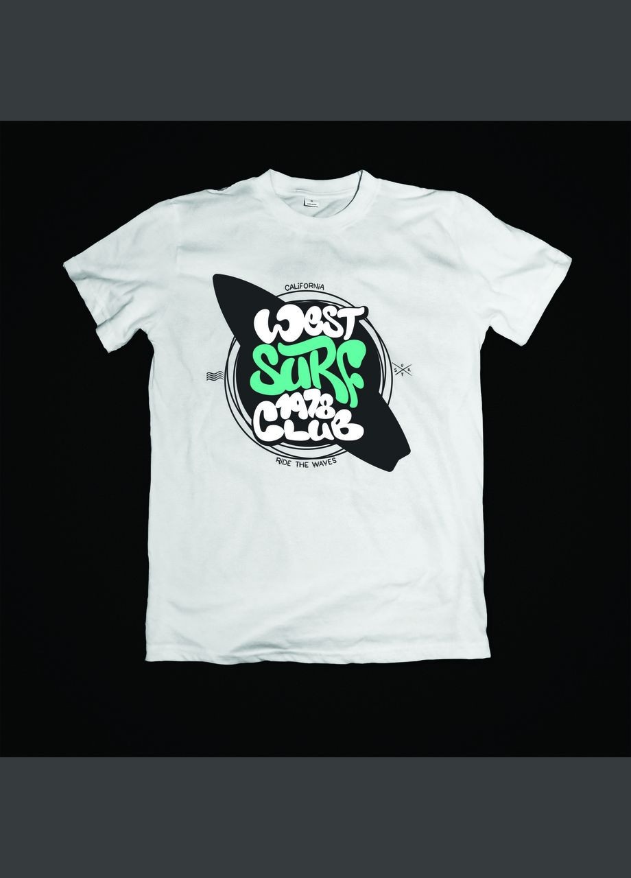 Футболка YOUstyle WEST Surf Club California 1080 Gildan (279540237)