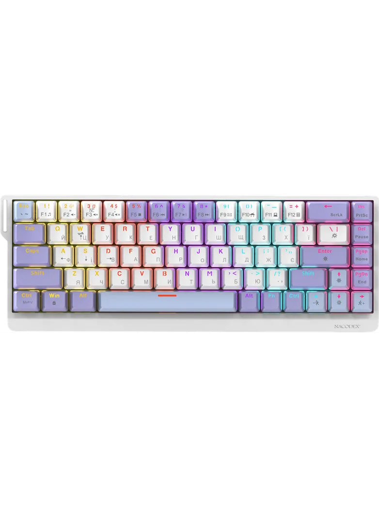 Проводная механическая клавиатура NK68 V2 Red Switch (NK68-V2-R-PWB) Ajazz (406995570)