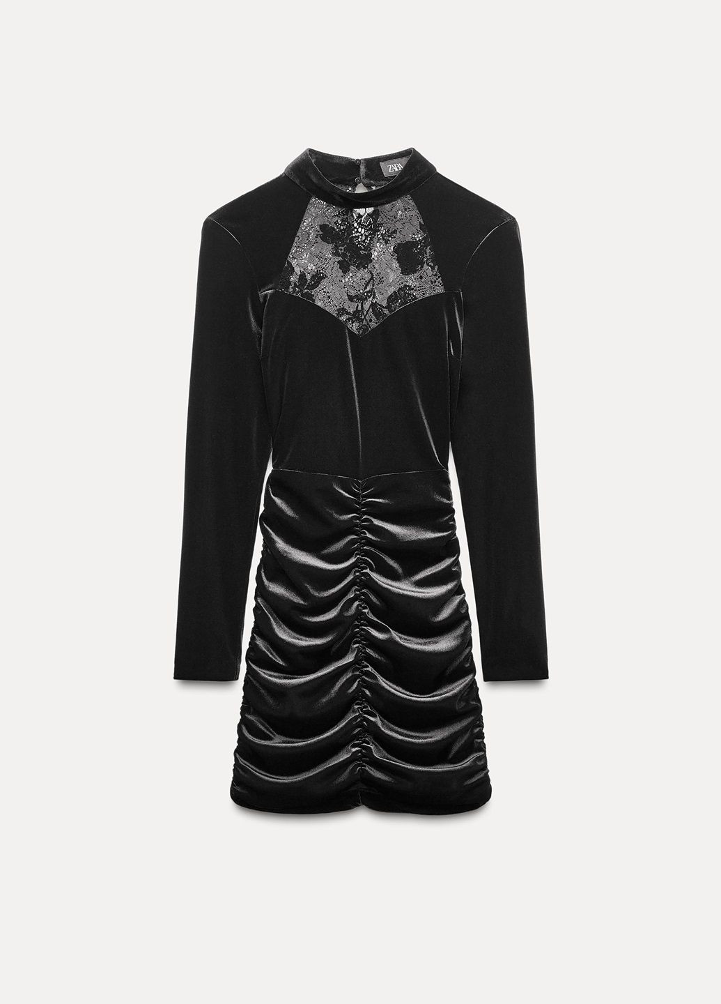 Чорна святковий сукня Zara однотонна