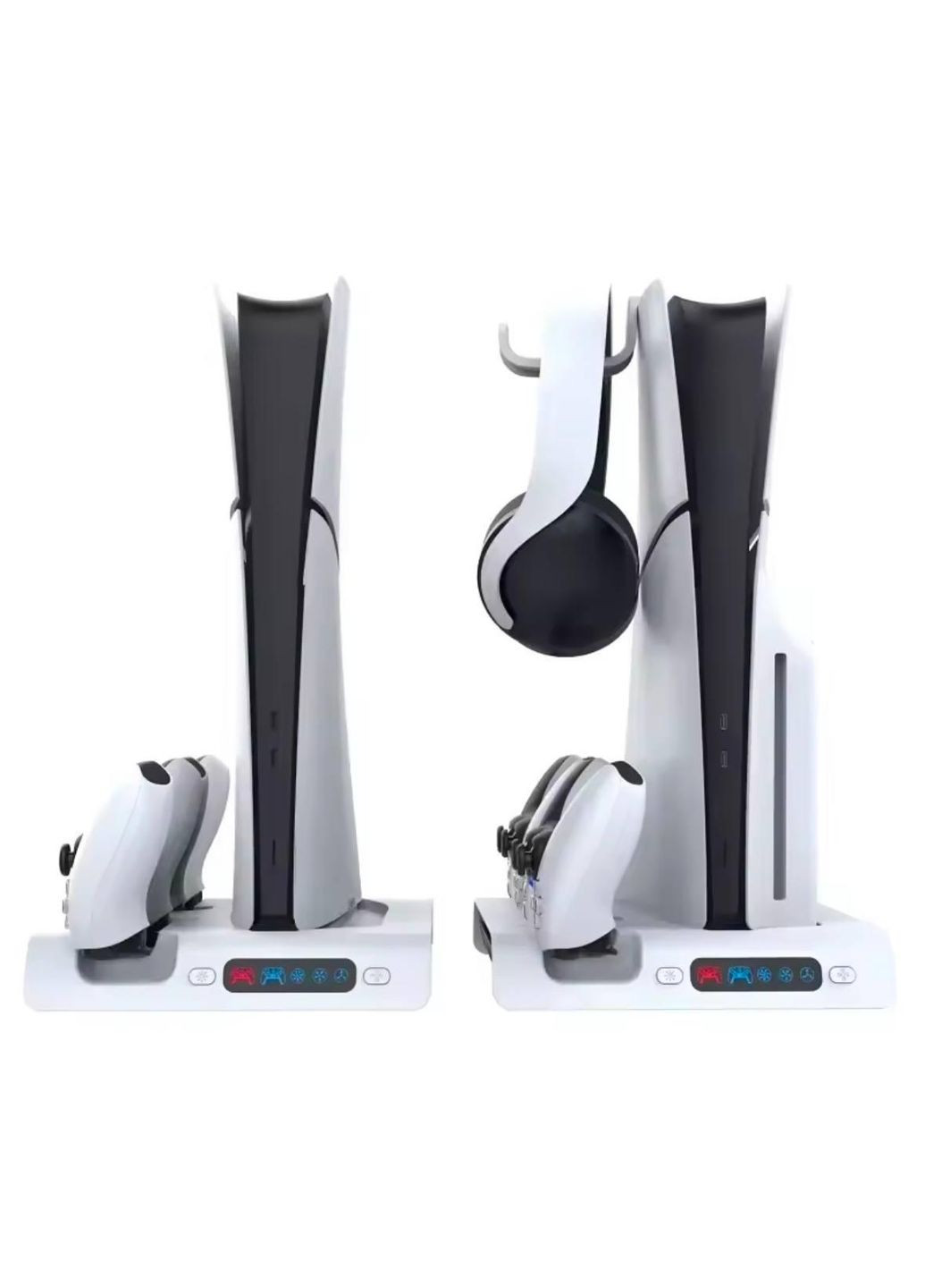 Док-станція підставка для консолі та геймпадів для PS5 Slim Disc&Digital Edition PG-P5S006 Black Ipega (372474851)