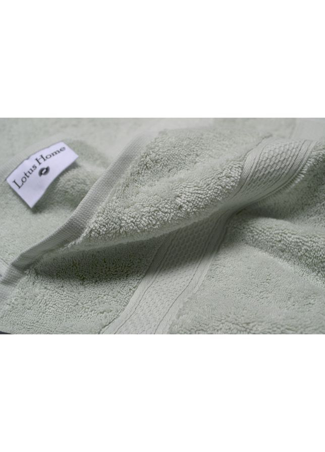 Lotus полотенце махровое home - grand soft twist green зеленый 50*90 зеленый производство -