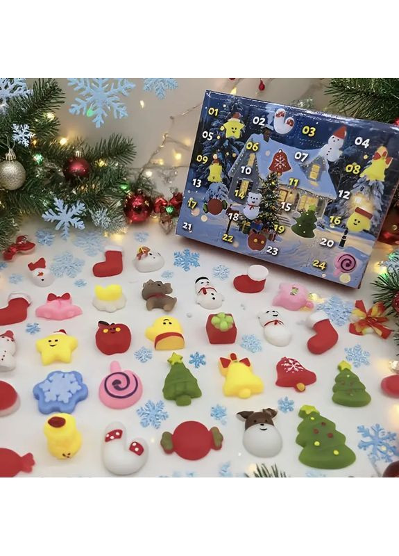 Адвент календарь - Сквиши Squishies - 24 шт VES (366668258)