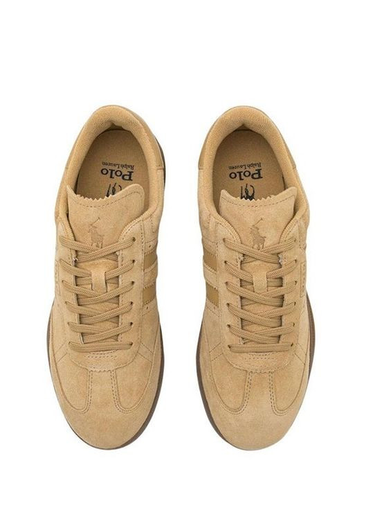 Коричневые демисезонные кроссовки Ralph Lauren