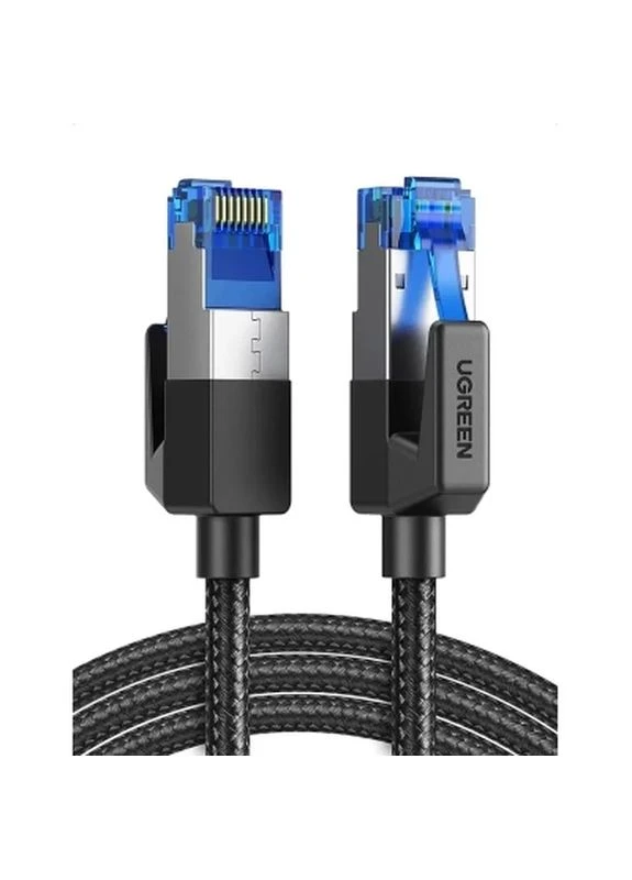 Патч-корд 1.5м, S/FTP cat 7 RJ-45 COPPER black (U_80430) Ugreen (399188924)