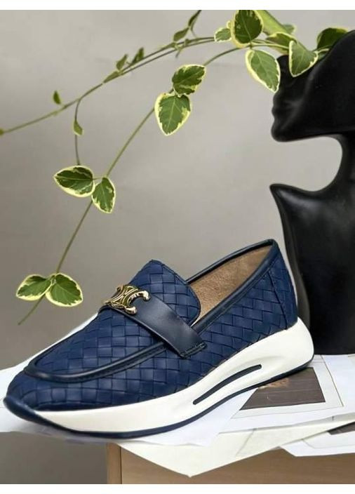 Loretta Туфли лоферы женские синие лоферы синий з искусственная кожа, китай — демисезон (361230495)