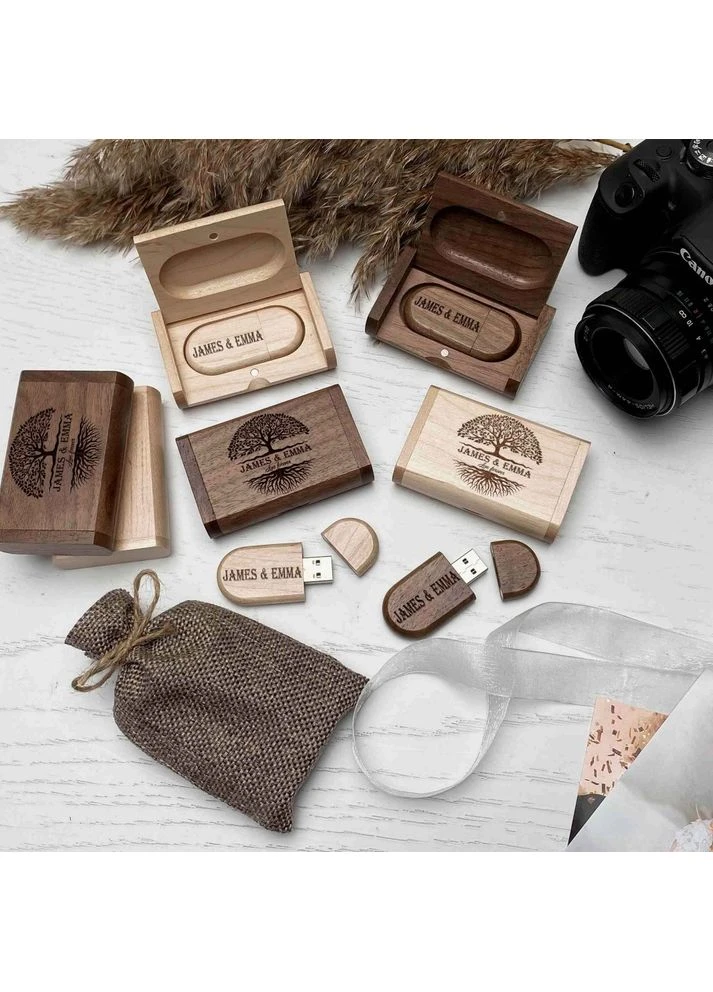 USB флешка гравіровка Wedding Day SkinWood (389406514)