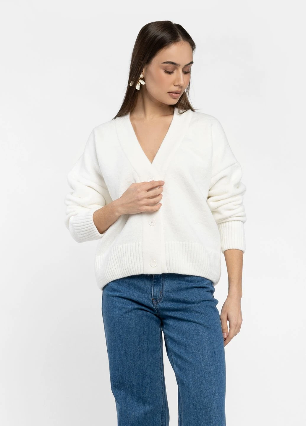 Белый зимний женский женский белый Arber Cardigan WD 1 WTR-225