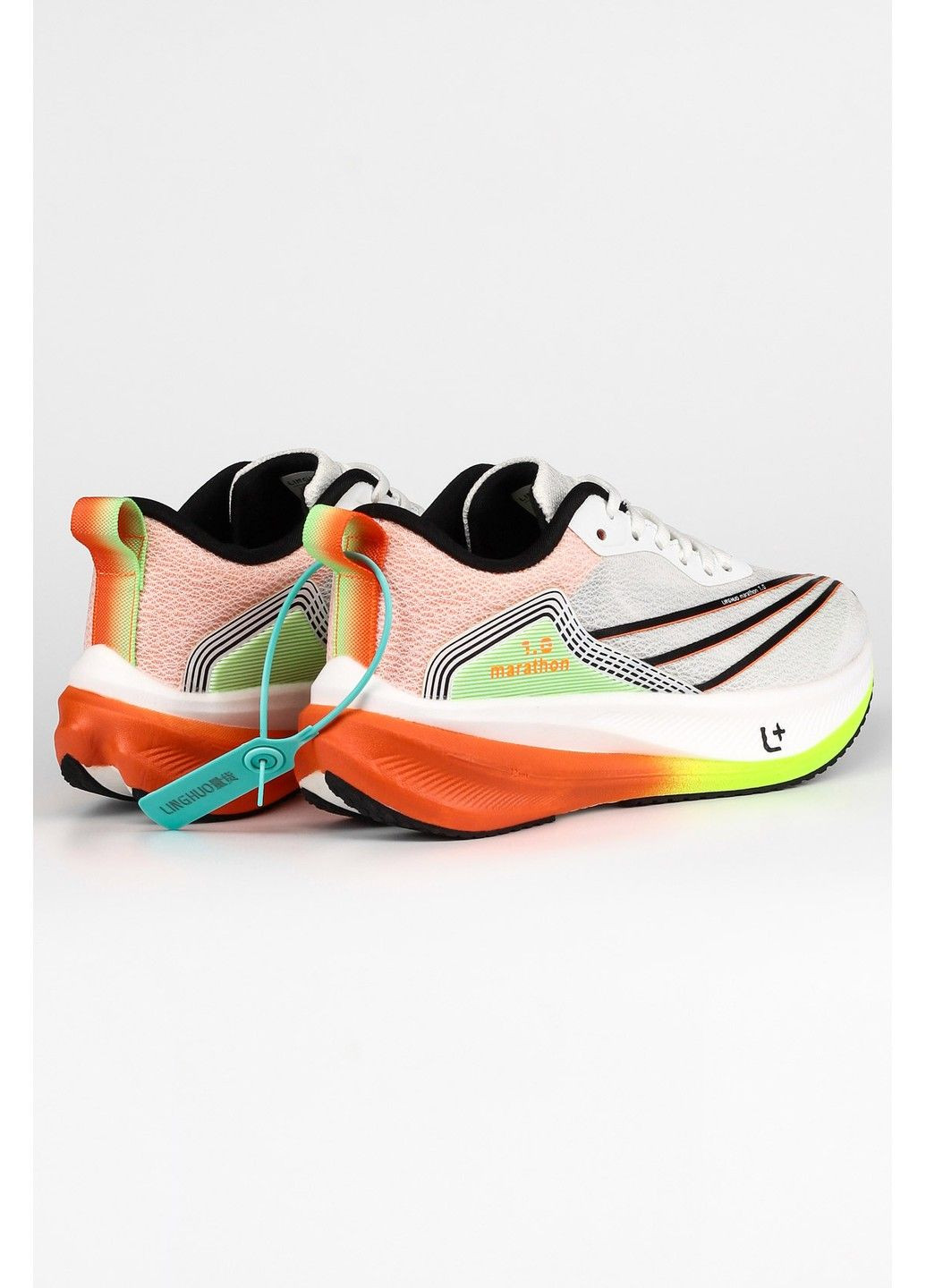 Оранжевые демисезонные женские кроссовки 1100347 Linghuo
