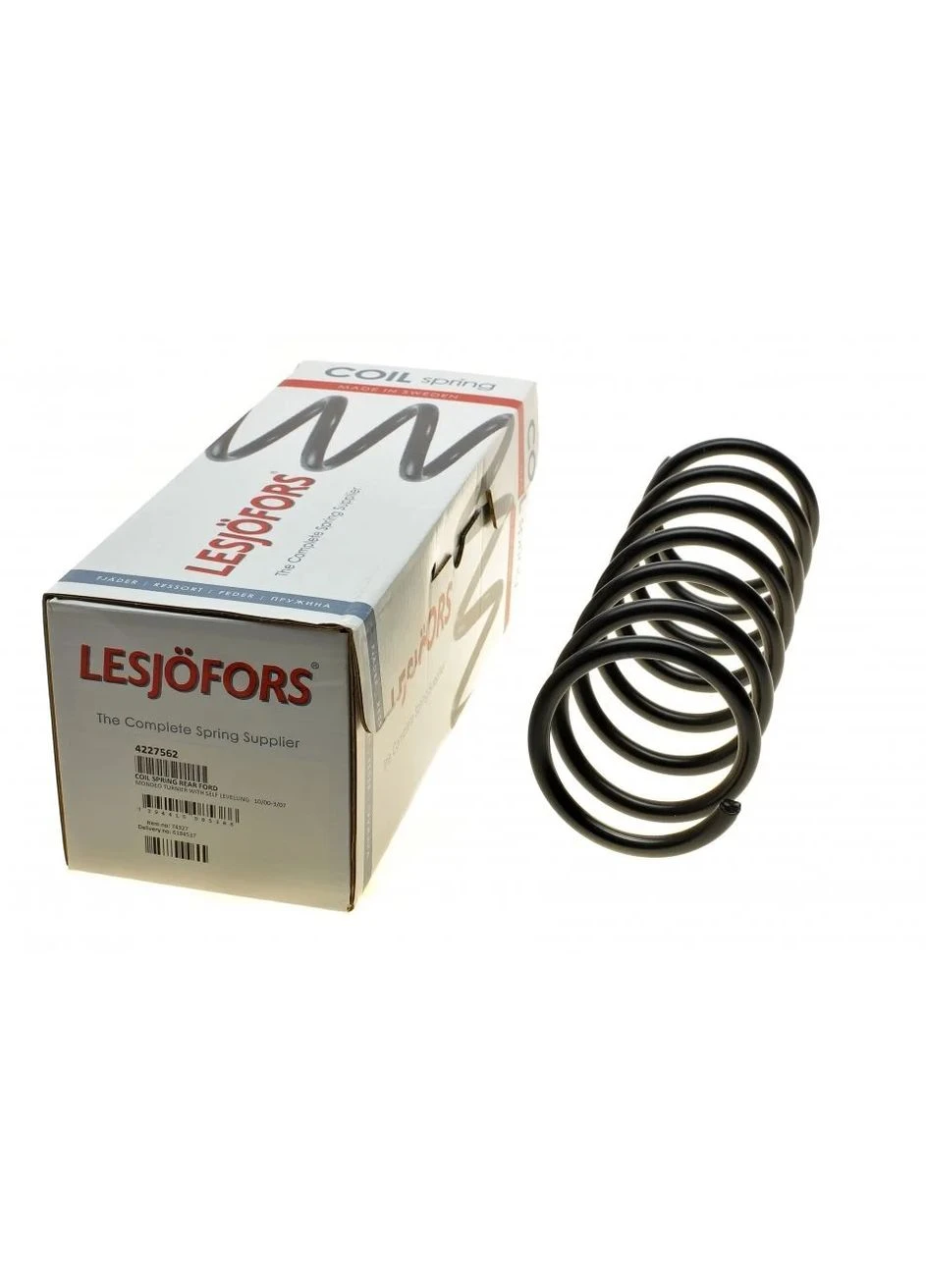 Пружина (задняя) Ford Mondeo 1.8-2.0 16V/2.0-2.2TDCi/2.5-3.0 V6 00-07 (унив.) (с сист.регул.до 4227562 (opt-om) Lesjofors (366165537)