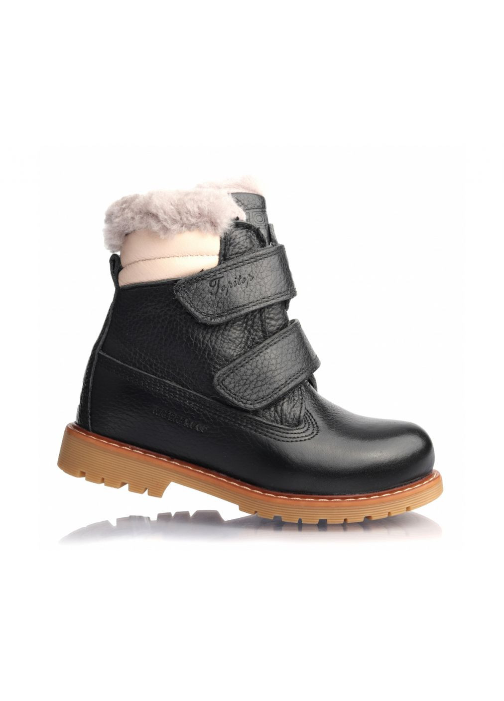 Черные зимние ботинки зимние 1028 для мальчиков черные. размер 26 Topitop