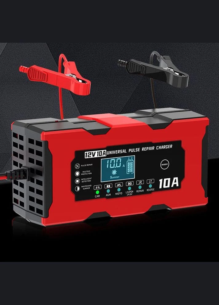 Зарядний пристрій для акумуляторів 12V, 10A / Зарядка для акумулятора / Імпульсне зарядне для АКБ ABS (339620852)