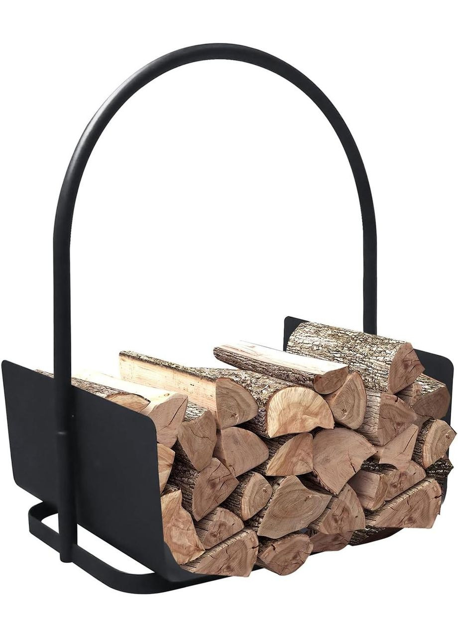 Кошик для дров камінна дровниця, підставка, стелаж для перенесення і зберігання дров біля каміна No Brand (346532803)