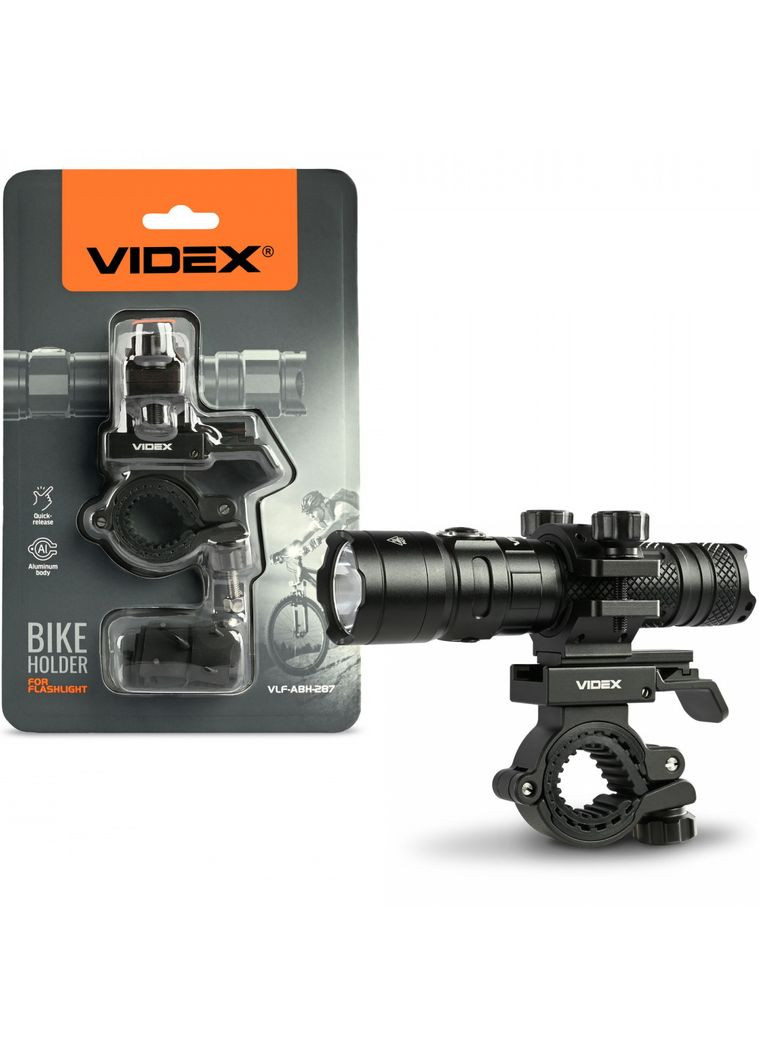 Велосипедний тримач для ліхтариків універсальний VLFABH-287 Videx (282312760)