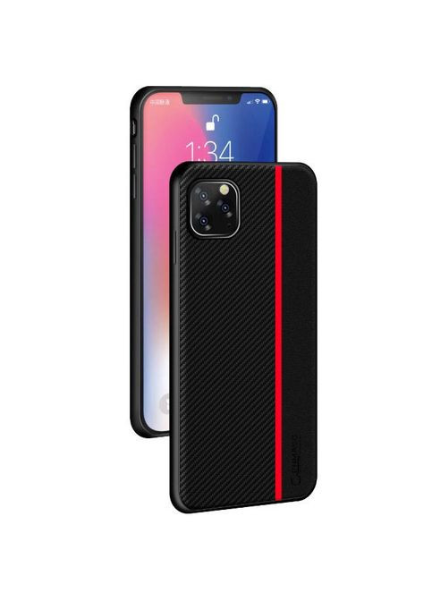 Чехол накладка Cenmaso для Apple iPhone 11 Pro Black&Red Primolux (262296735)