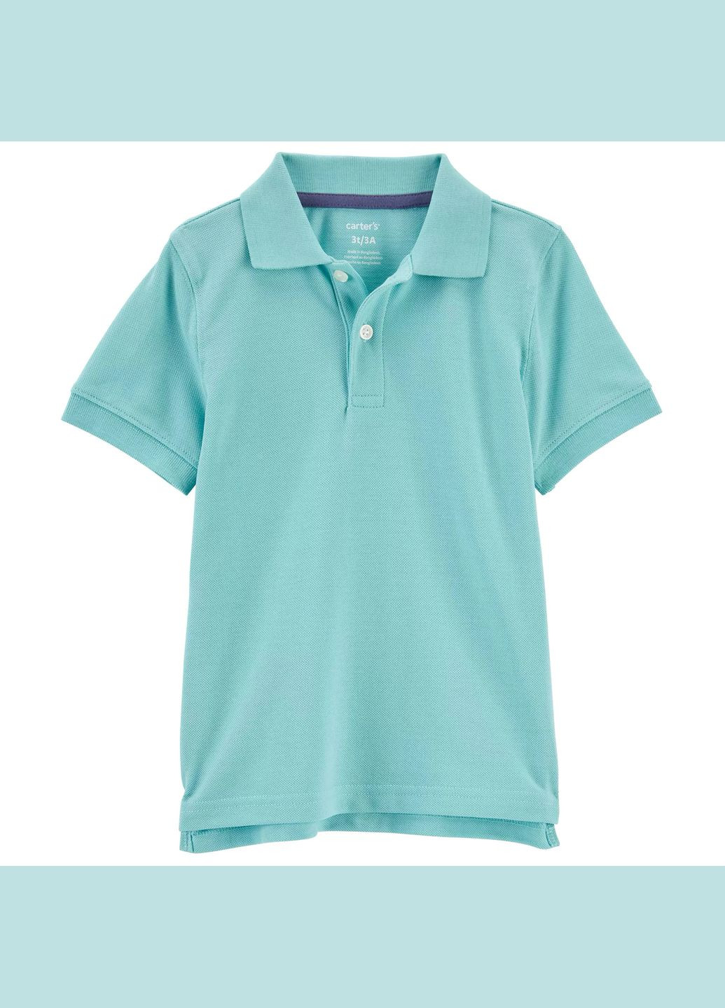 Голубая летняя поло для мальчика 61-69 см (1o907910_) Carter's
