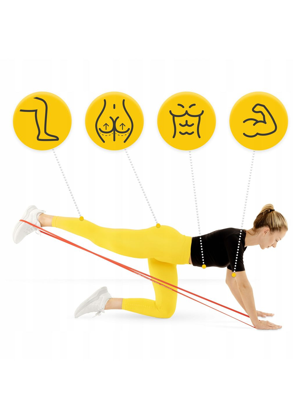 Эспандер-петля Power Band 2-17 кг резина для фитнеса и спорта, набор 3 шт Mix () 4FIZJO P-5907222931837 (342758126)