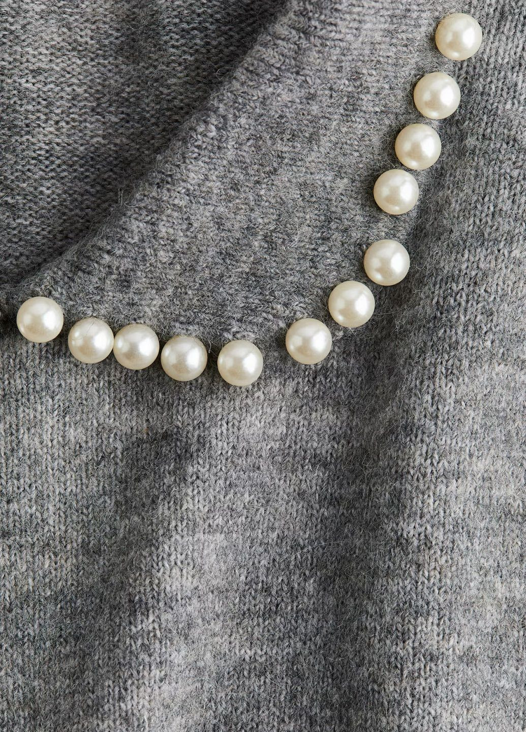 Сірий демісезонний светр H&M