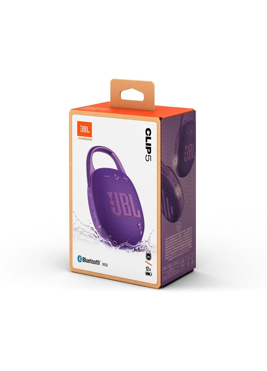 Портативная колонка бумбокс Clip 5 Purple JBL (396844416)