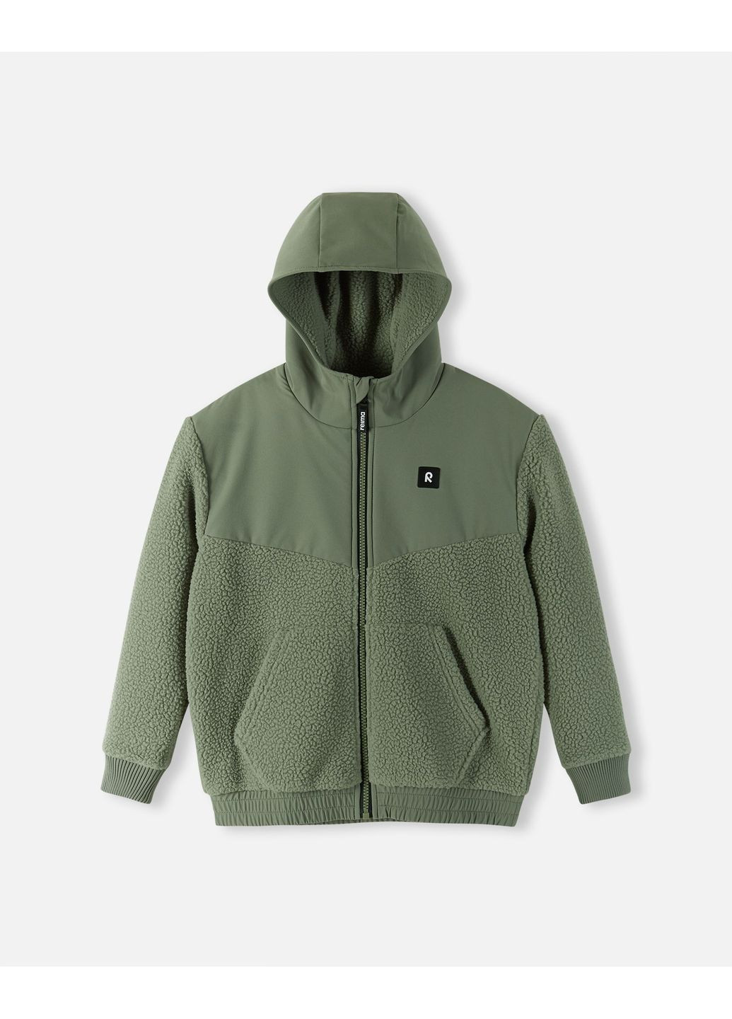 Темно-зелена демісезонна бомбер флісовий Reima Samota