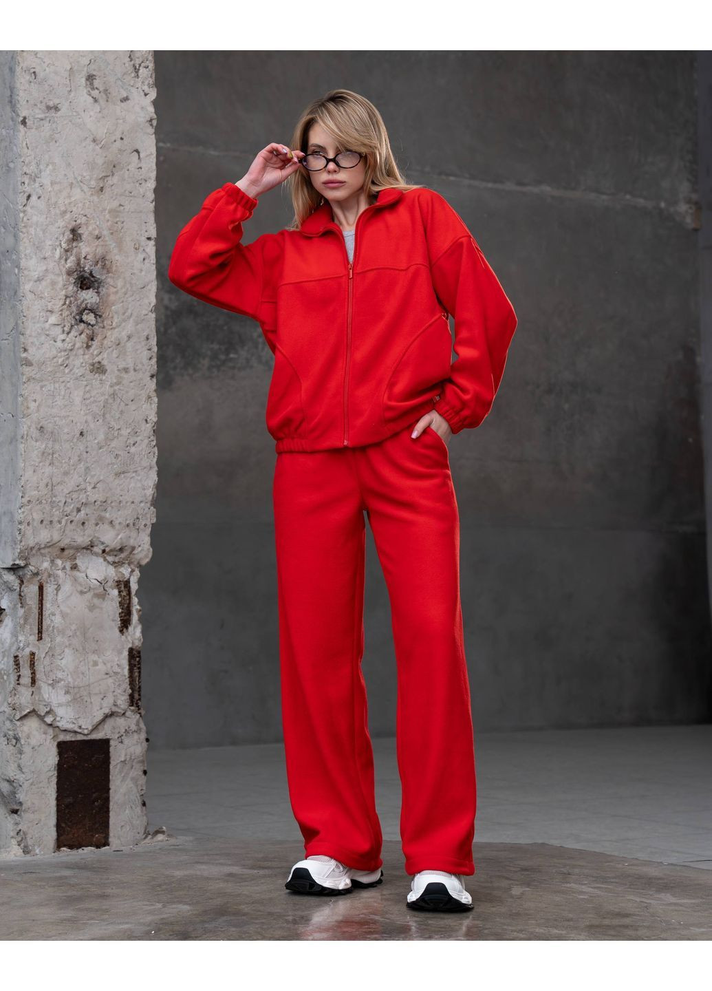 Флісовий костюм оверсайз з двостороннього мікрофлісу No Brand (371395024)