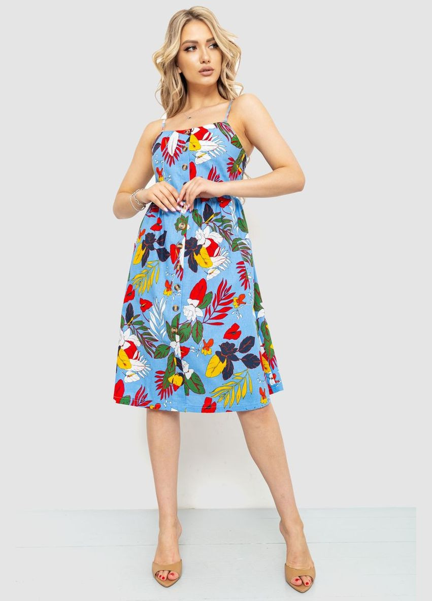 Летний женский сарафан женский с цветочным принтом Ager с рисунком