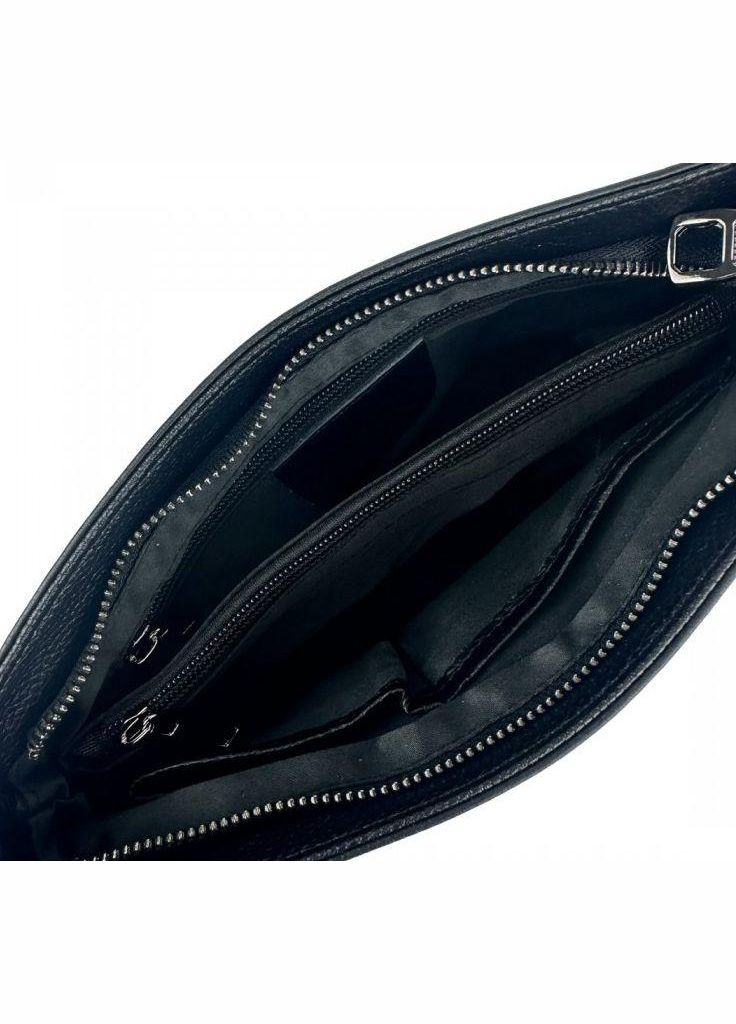 Кожаная женская сумка на плечо Черный UnaBorsetta (335381192)