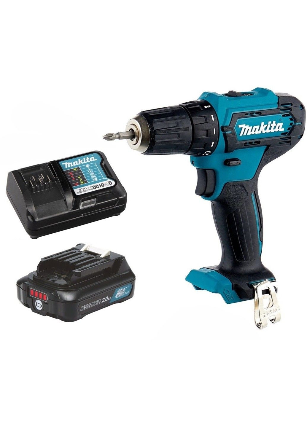 Шуруповерт аккумуляторный DF333D BEO3 (30 Нм, 0.8-10 мм, CXT) Makita (323135633)