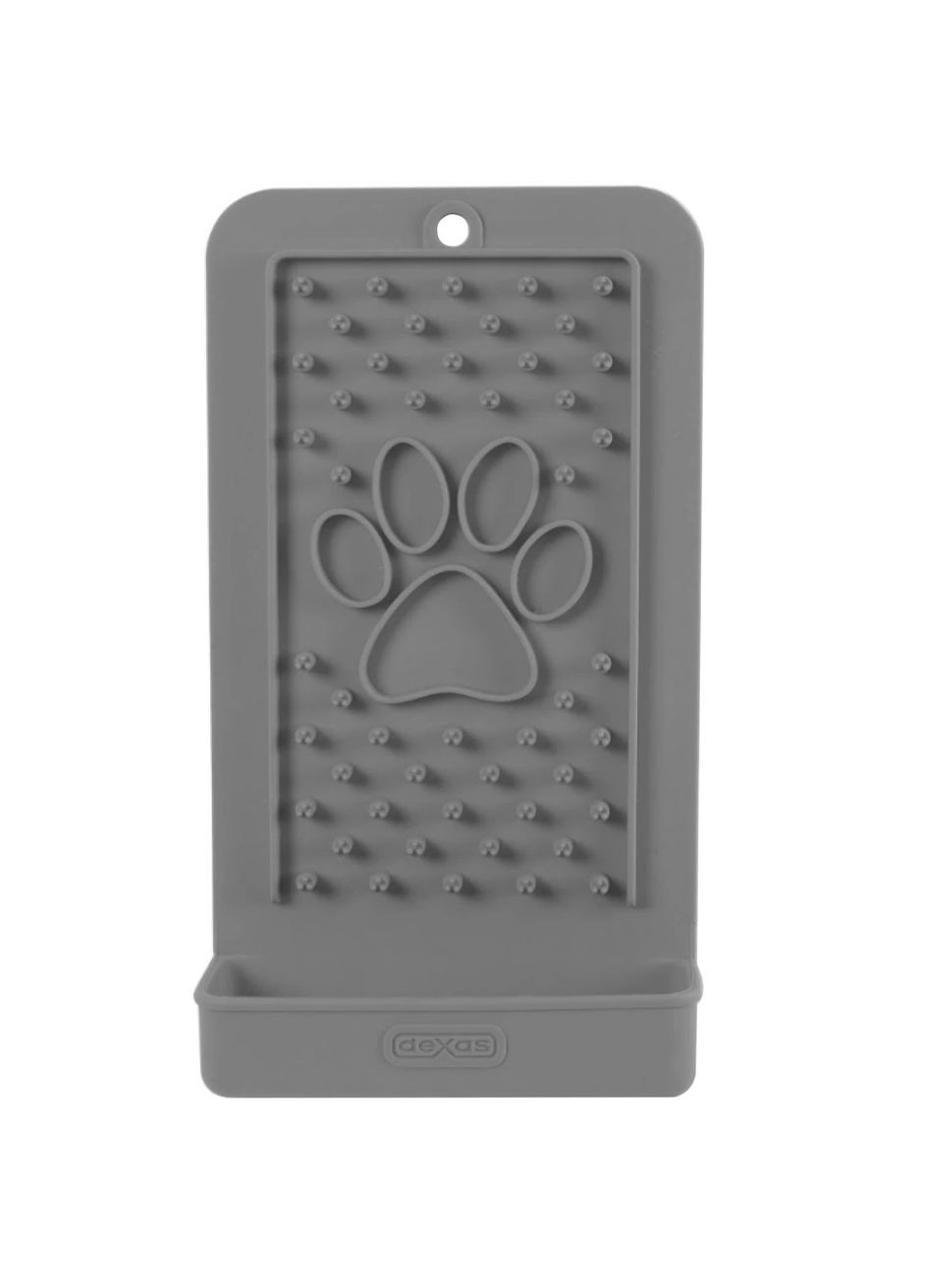Коврик для слизывания лакомств Snack & Distract Vertical, для собак, светло-серый Dexas (364488977)