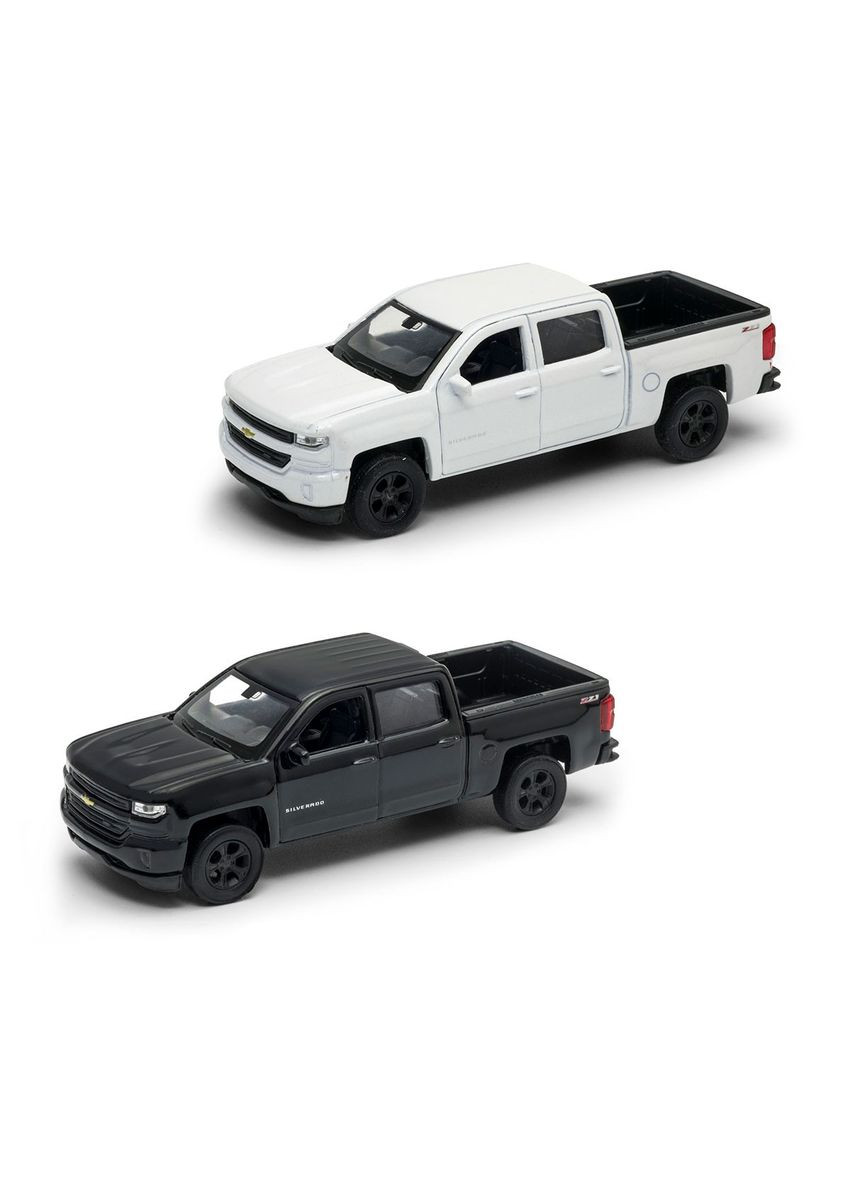 Автомодель - CHEVROLET SILVERADO 2017 (перламутрово-білий, чорний) TechnoDrive (314984231)
