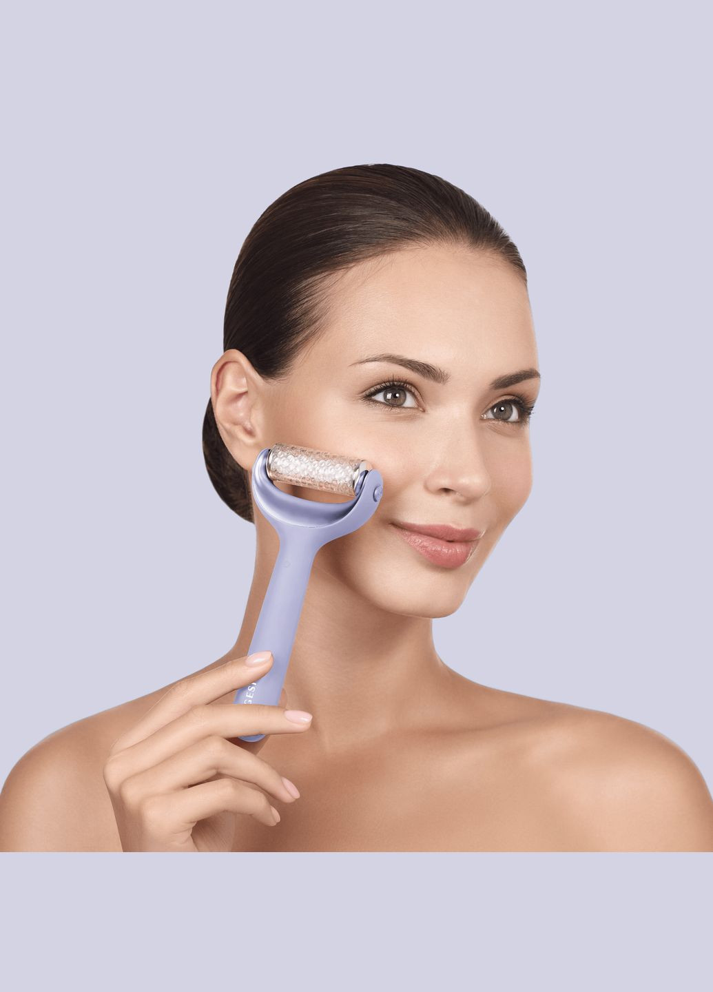 Електронний ролер для обличчя та тіла з мікроголками MicroNeedle Face&Body Roller 8в1 purple GESKE (341526178)