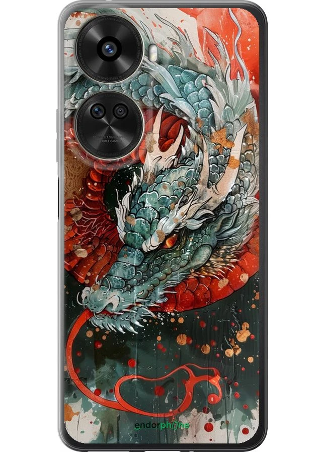 Чехол на Huawei nova 12 SE / nova 11 SE Стихия огня "6101u-3730-70447" Endorphone (369447683)