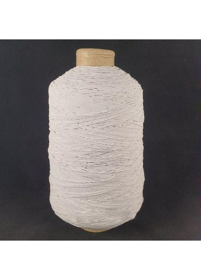 Нитка Резинка, біла бобіна 400 грам Plus-plus (352746825)
