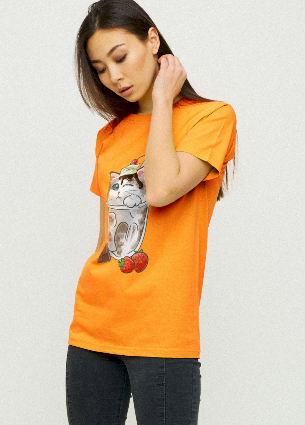 Футболка Boyfriend / дихаючий принт / YAPPI - (325222304)