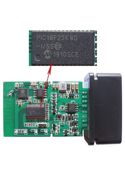 Автосканер діагностичний адаптер 327 v1.5 PIC18F25K80 OBD 2 WiFi (R051419) ELM (335057467)